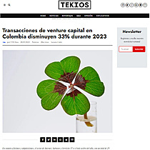 Transacciones de venture capital en Colombia disminuyen 33% durante 2023